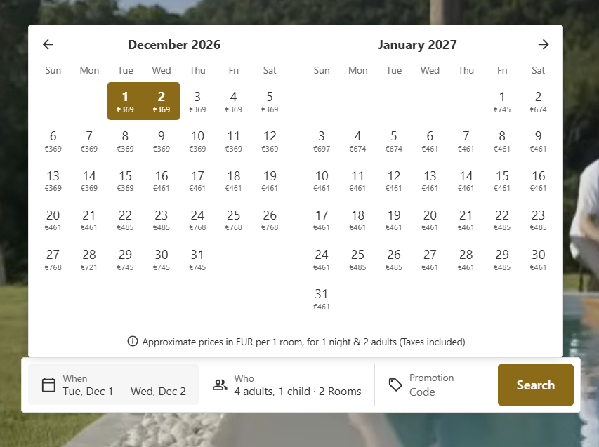 CHI Booking Engine